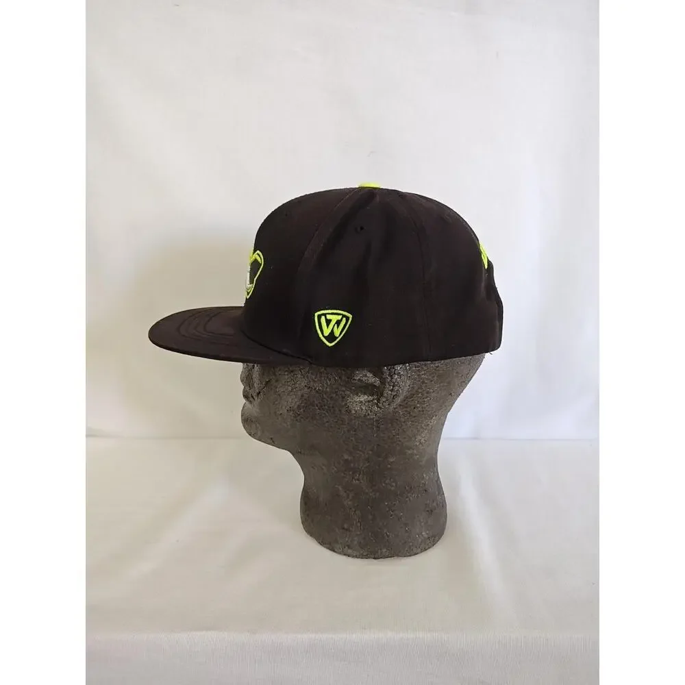 UNLV Running Rebels‎ Hat Cap Top of the World Snapback Black Neon Green Vegas,